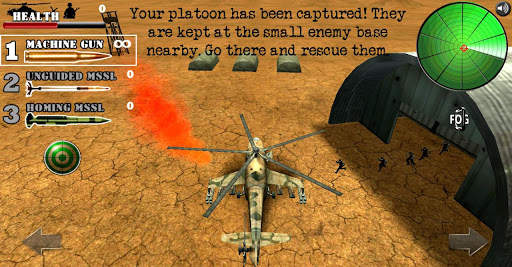 Cobra Striker: Helicopter Game screenshot 1