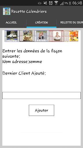 Recette Calendriers Lite screenshot 2
