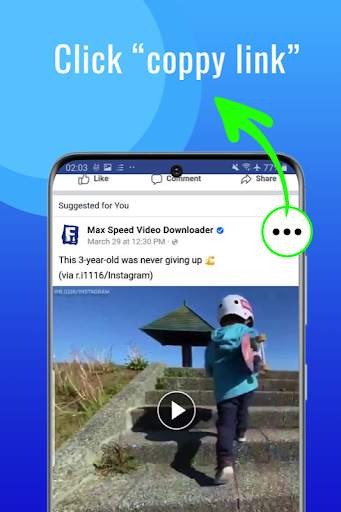 MaxSpeed Video Downloader for Facebook screenshot 1