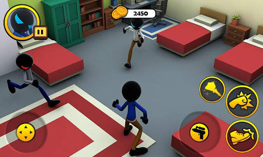 Stickman Dorm Exploration Escape Game 3D screenshot 1