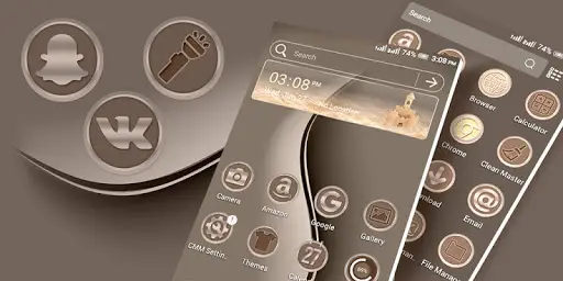 Clean Launcher Theme screenshot 1