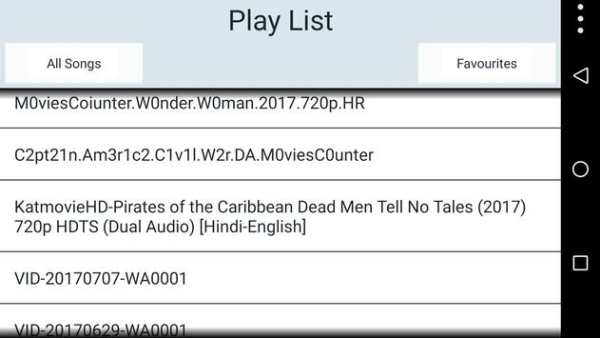 MR Player screenshot 1