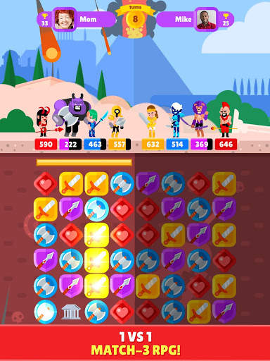 Puzzle Clash Heroes screenshot 8