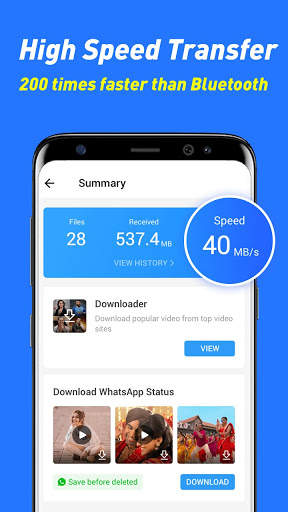 SHARE it File Transfer And Share App Hints скриншот 1