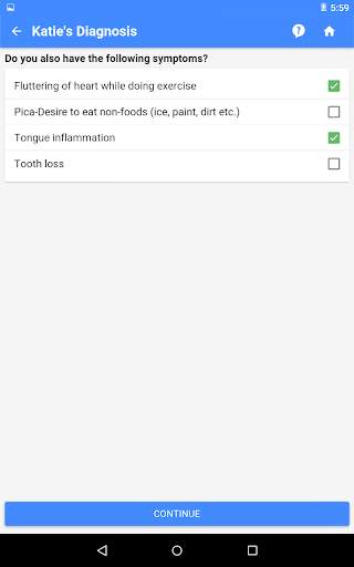 Vitamin Deficiency Finder 18 تصوير الشاشة