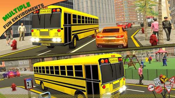 High School Bus Driving SIM Summer Camp Mania 2018 screenshot 16