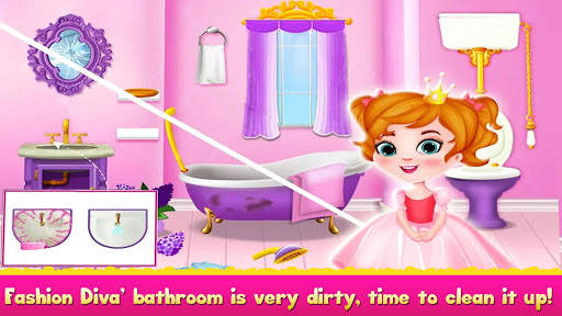 Cleaning games Kids - Clean Decor Mansion & Castle screenshot 6