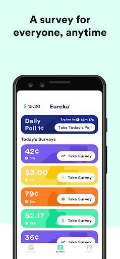 Eureka: Surveys for Money! screenshot 4