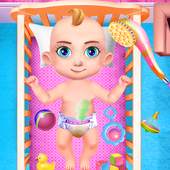 Sweet Baby Girl Cleaning Baby Care Game 1.0
