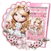Cute Fancy Doll Theme icon