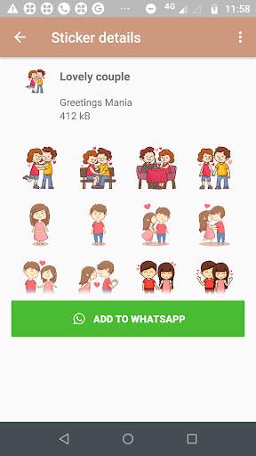 Valentine Day Love Sticker for WhatsApp 2020 screenshot 7