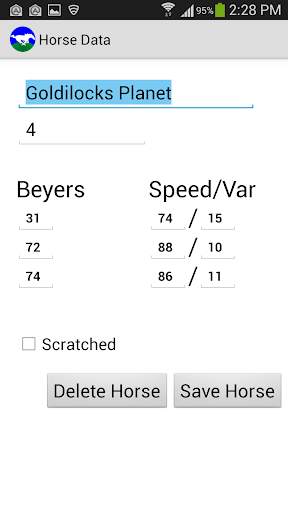 HandicapperPlus Mobile Edition screenshot 1