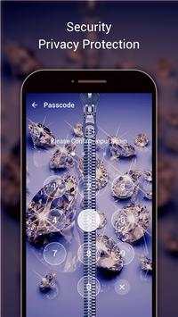 Diamond Zipper Lock Screen Free-Zipper Lock Screen screenshot 4