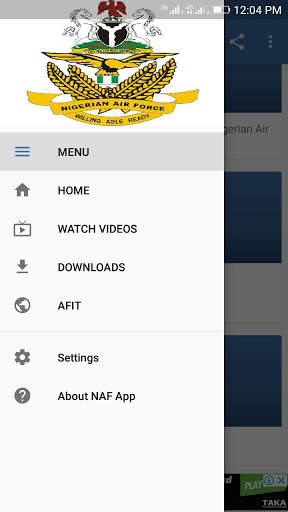 Nigerian Air Force NAF app screenshot 1