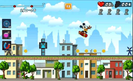 Mickey Adventure Skater Dash скриншот 2