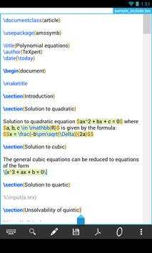 TeXpert Lite screenshot 2