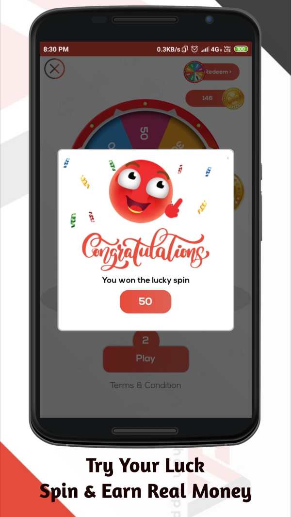 DhanPay - Spin & Earn, Scratch & Win, Watch & Earn स्क्रीनशॉट 1