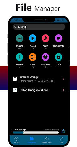 Black Emui 9.1 Theme for Huawei screenshot 6