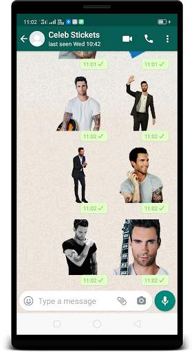 Adam Levine WAStickerApps : Stickers for Whatsapp screenshot 5