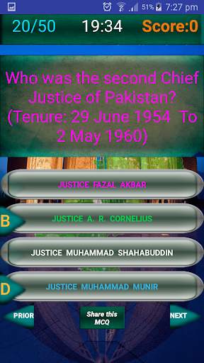 Pak Study MCQs (CSS,PMS,KPPSC,PPSC,NTS) screenshot 5