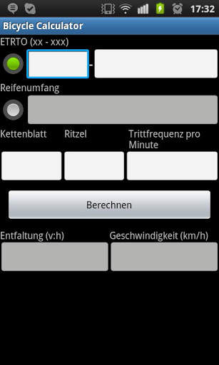 Bicycle Calculator (BikeCalc) screenshot 2