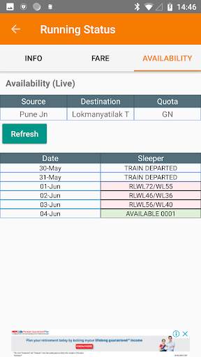 Running Train Status screenshot 7