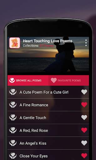 Heart Touching Love Poems screenshot 1