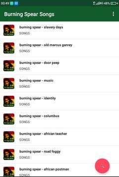 Burning Spear Songs screenshot 6
