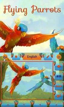 Flying Parrot Keyboard Theme screenshot 6
