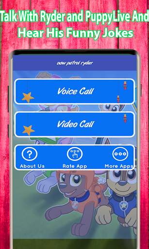funny pups video call Phone screenshot 2