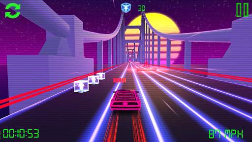 Retro Drive - Xmas edition screenshot 7
