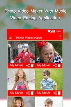 Photo Video Maker with Music 1 تصوير الشاشة