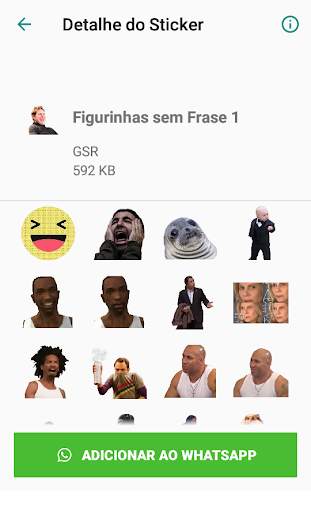 Super Pacote de Figurinhas - Sticker WastickerApps 5 تصوير الشاشة