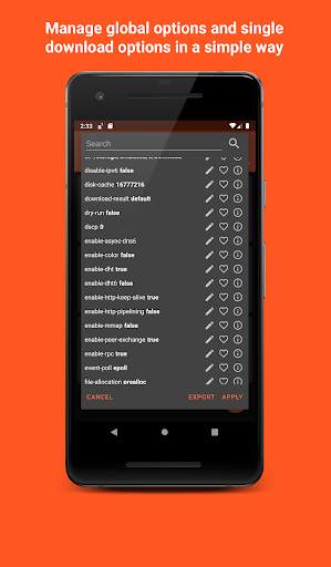 Aria2App (open source) screenshot 6