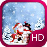 Cute Snowman Live Wallpaper HD logo