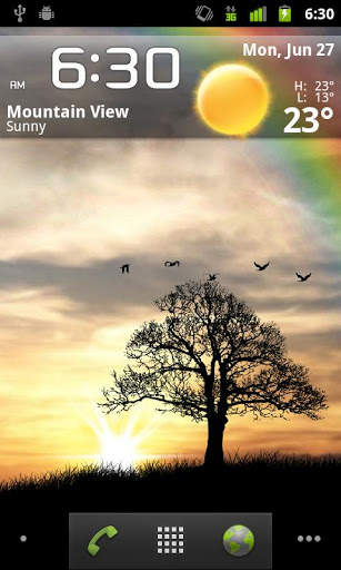 Sun Rise Live Wallpaper Free screenshot 3