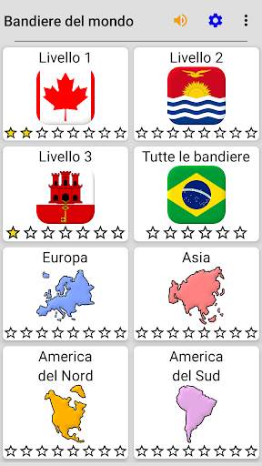 Bandiere di tutti gli stati del mondo - Il Quiz screenshot 4