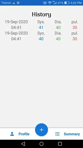 BP Tracker _ Bood Pressure Tracker screenshot 1