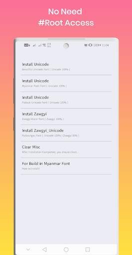 Unicode ⇄ Zawgyi screenshot 2