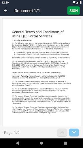 Disig Web Signer Mobile screenshot 2