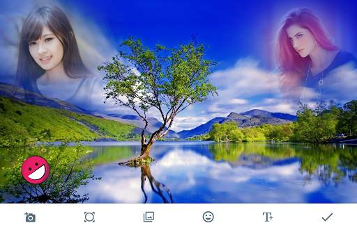 Beautiful Lake Photo Frames 1 تصوير الشاشة