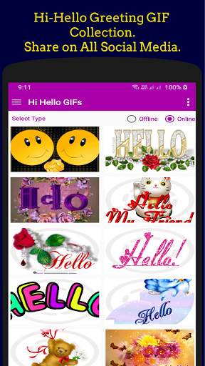 Hi Hello Gif Collection. screenshot 7