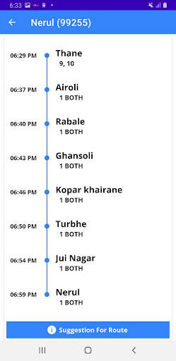 Mumbai Local Train App screenshot 7