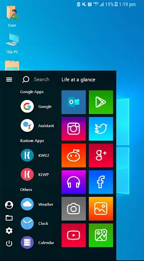 Desktop Pro: Windows 11 & Windows 10 Launcher pro screenshot 2