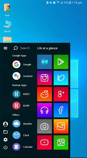 Desktop Pro: Windows 11 & Windows 10 Launcher pro screenshot 2