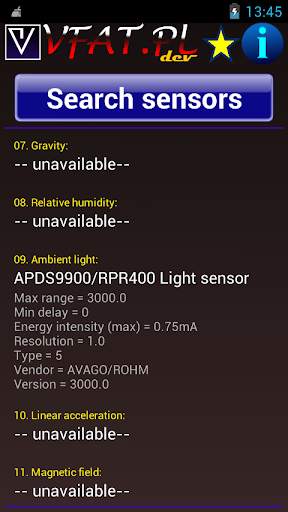 Mobile Sensor Seeker screenshot 4