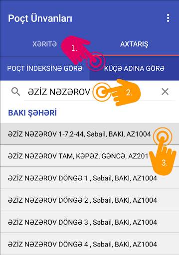 Poçt Ünvanları screenshot 5