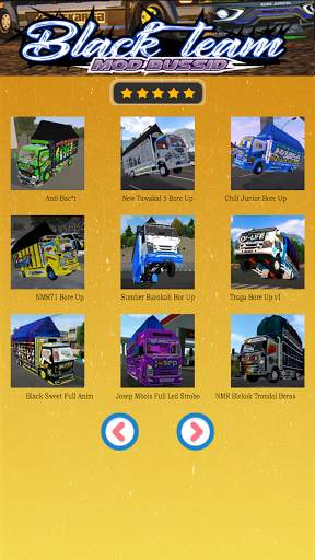 Mod Bussid Black Team screenshot 3