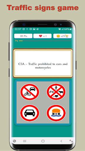 ⛔️ Traffic Signs Game: Driving school screenshot 7