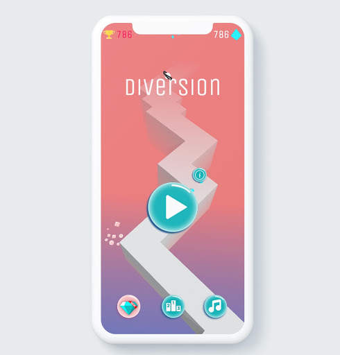 Diversion Game - Endless Running Game screenshot 1